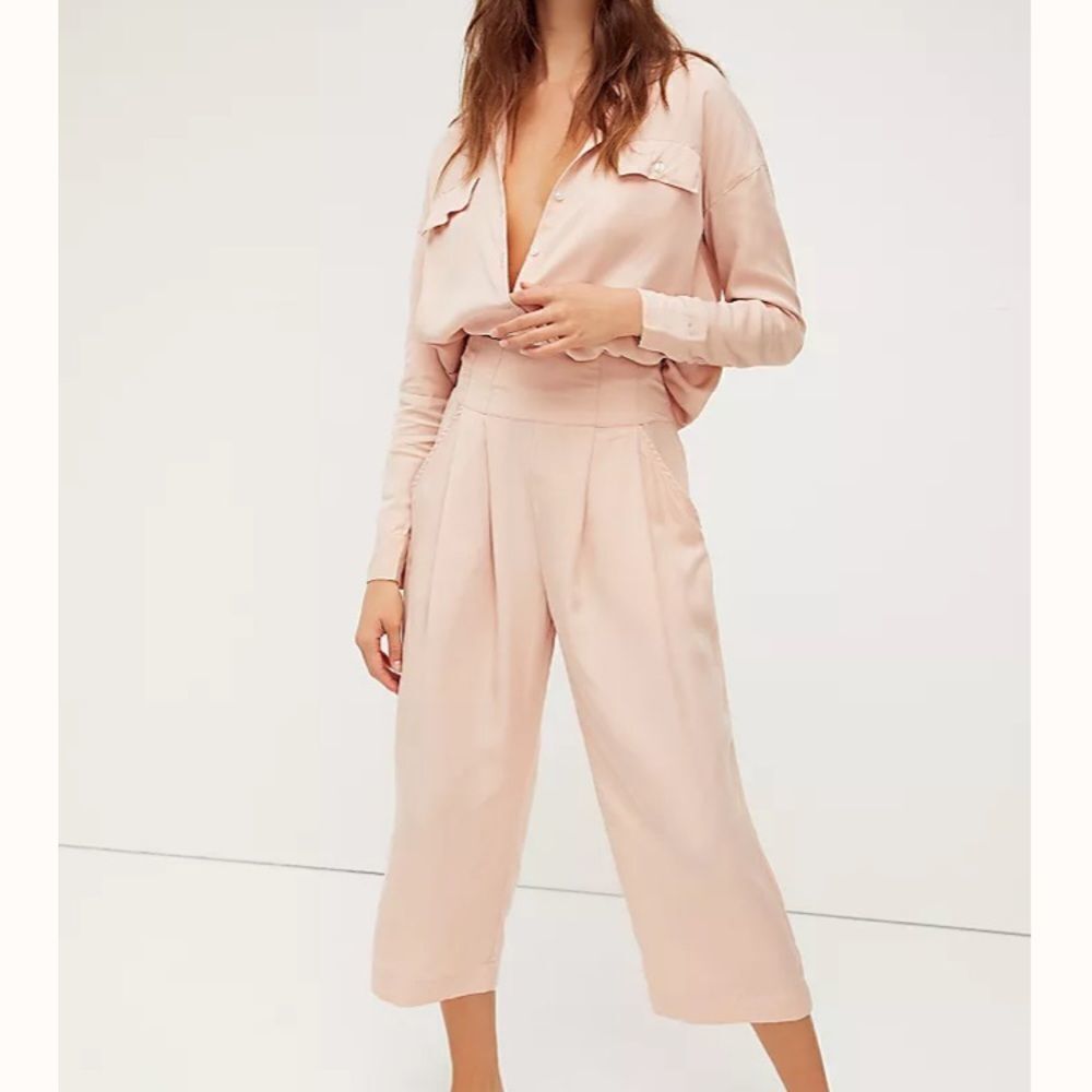 Free People Yasmin Pant Set in Pink size 6